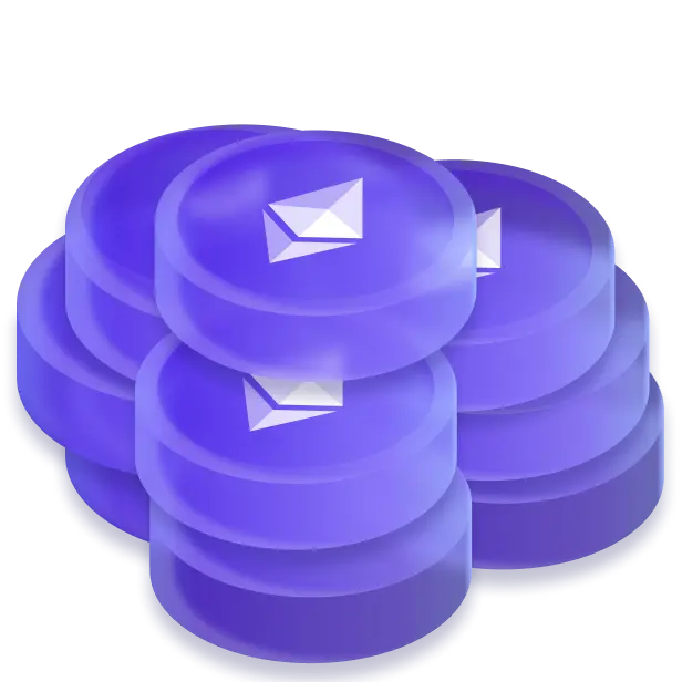 illustration of more coins since the returns should be higher